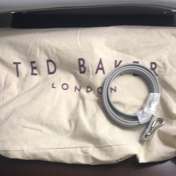 NEVER USED TED BAKER purse gray with storage bag - Picture 7 of 8